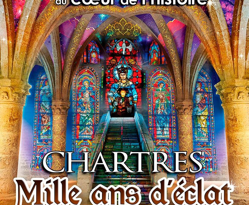 Chartres son et lumière proche de la cathédrale